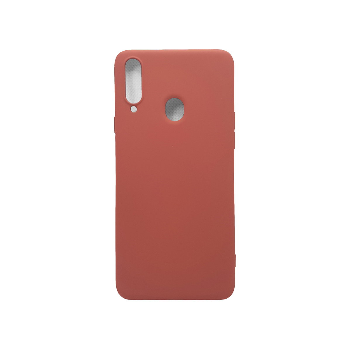 Protectores para celular  para Samsung  A20S Funda de tpu con felpa Rosa Viejo
